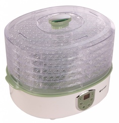 Сушилка для овощей и фруктов Kitfort KT-1902 white/green