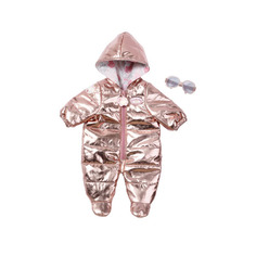 Зимний пуховик для куклы Zapf Creation Делюкс Baby Annabell розовый