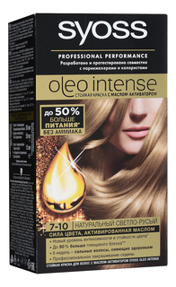 Стойкая краска для волос Syoss Oleo Intense, 7-10 115 мл