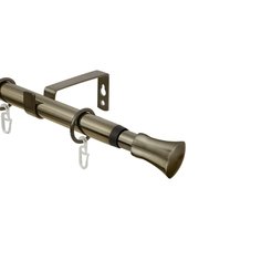 Карниз однорядный Эскар Гиро, Золото антик, 16/19мм ,160-320см, 3331161948553