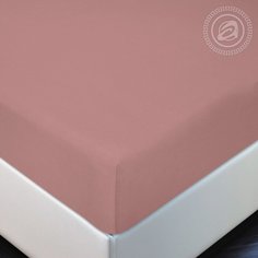 Простынь на резинке 60х120 (борт 10 см) трикотажная Терракот АРТПОСТЕЛЬ