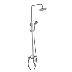 Смеситель для ванной и душа "Тропический дождь" Decoroom DR21071, латунь