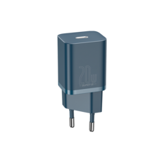 Сетевое зарядное устройство Baseus Super Si Quick Charger 1C 20W EU Blue (CCSUP-B03)