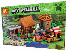 Конструктор Майнкрафт My World «Деревня» 18010 / 79288 /63021/1106 Lele