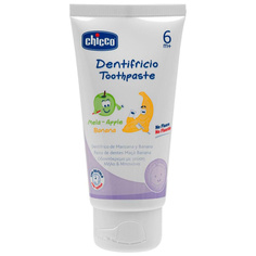 Детская зубная паста Chicco Зубная Паста С 6 Мес, Яблоко-Банан 50 Мл