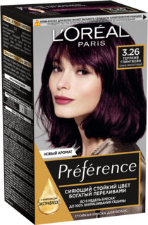 Краска для волос LOreal Paris Preference 3.26 Терпкий глинтвейн