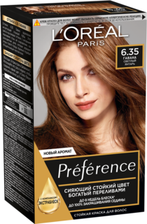 Краска для волос LOreal Paris Preference оттенок 6,35 Гавана