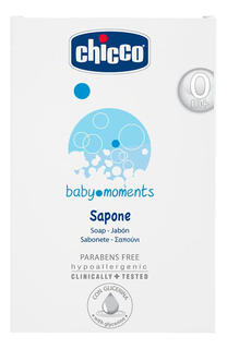 Мыло детское Chicco Baby Moments с глицерином 100 гр