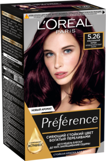 Краска для волос LOreal Paris Preference 5.26 Изысканный Бордо