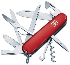 Мультитул Victorinox Huntsman 1.3713 91 мм красный, 15 функций