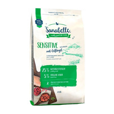 Сухой корм для кошек Sanabelle Sensitive, домашняя птица, 2кг