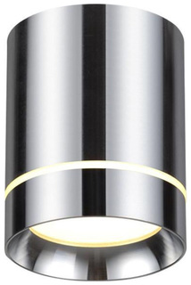 Встраиваемый накладной светодиодный светильник Novotech Arum 357686 Хром