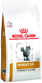 Сухой корм для кошек ROYAL CANIN Urinary S/O Moderate Calorie, диетический при МКБ, 1,5кг