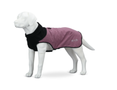 Попона для собак Scruffs Thermal, согревающая, унисекс, фиолетовая, длина спины 36 см