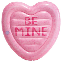 Надувной плотик "Карамельное сердце", 145 х 142 см Intex