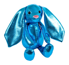 Мягкая игрушка "Кролик", цвет: синий, 16 см A Btoys