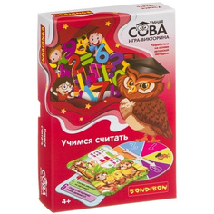 Настольная игра-викторина Bondibon Умная Сова Учимся считать