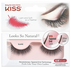 Накладные ресницы KISS Looks so Natural Eyelashes Iconic (KFL06C) 2 шт