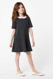 Платье для девочки PlayToday, цв.серый, р-р 128