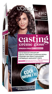 Краска для волос LOreal Paris "Casting Creme Gloss" 4102 "Холодный каштан"