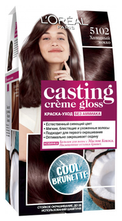Краска для волос LOreal Paris "Casting Creme Gloss" оттенок 5102 "Холодный мокко"
