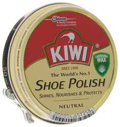 Крем для обуви Kiwi shoe polish бесцветный