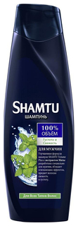 Шампунь Shamtu мужской Густота и свежесть, для всех типов волос, с экстрактом мяты 360 мл