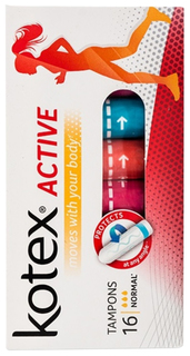 Тампоны Kotex Active Normal 16 шт