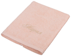 Банное полотенце, полотенце универсальное Santalino розовый