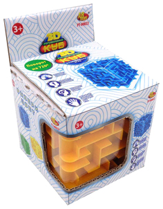 Куб головоломка 3D Abtoys 3 цвета зеленый желтый синий