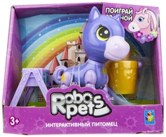 RoboPets 1 TOY Т16977 Игривый пони, фиолетовый