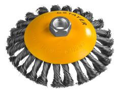 Коническая кордщетка для угловых шлифмашин Stayer 35135-125