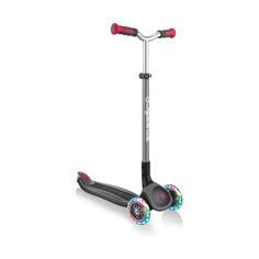 Самокат Globber Master Lights, складной Черный