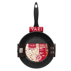 Сковорода Vari "Классическая каменная" d24см черная EVKB-30124