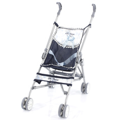 Коляска для кукол DeCuevas Toys трость Романтик темно-синяя, 56 см 90096-3