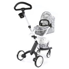 Коляска для кукол DeCuevas Toys трансформер 3 в 1 с сумкой Скай, 90 см 81535
