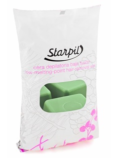 Воск для депиляции STARPIL зеленый/cera vegetal 1000 г