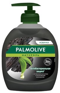 Жидкое мыло Palmolive антибактериальная защита с углем 300 мл