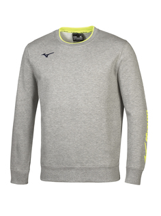 Свитшот мужской Mizuno 32EC7007 серый XXL INT