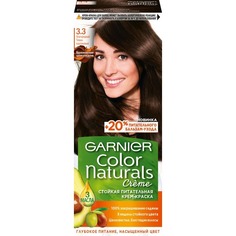 Крем-краска для волос Garnier "Color Naturals" тон 3.3 Благородный темно-каштановый
