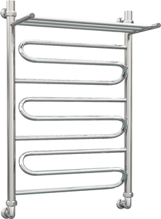 Водяной полотенцесушитель Роснерж зигзаг L105100 70x60 с полкой