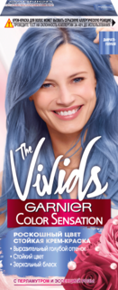 Крем-краска для волос "Color Sensation, Vivids", Дымчато-голубой Garnier