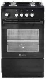 Газовая плита DeLuxe 5040.48г (щ)-011 Black