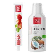 Зубная паста SPLAT DREAM 75 мл + Ополаскиватель для полости рта Professional 275 мл