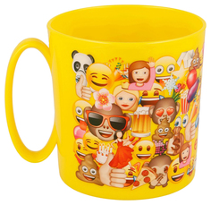 Чашка детская Stor EMOJI 86604 для СВЧ, 350 мл