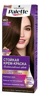 Краска для волос Palette Intensive Color Creme "Темный шоколад" тон W2