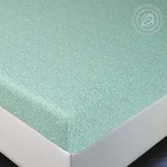 Простыня Трикотажная на Резинке 120х200х20 "Ажур" (зеленый) АРТ ДИЗАЙН