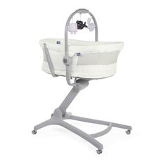 Кроватка-стульчик Chicco Baby Hug 4-в-1 Air White Snow