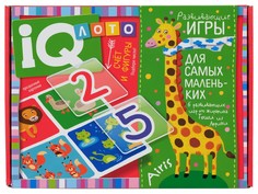 Пластиковое лото для малышей. Счёт и фигуры. Подбери число АЙРИС пресс