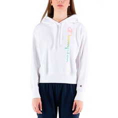 Толстовка женская Champion Legacy Color & Logo Hooded Sweatshirt белая M